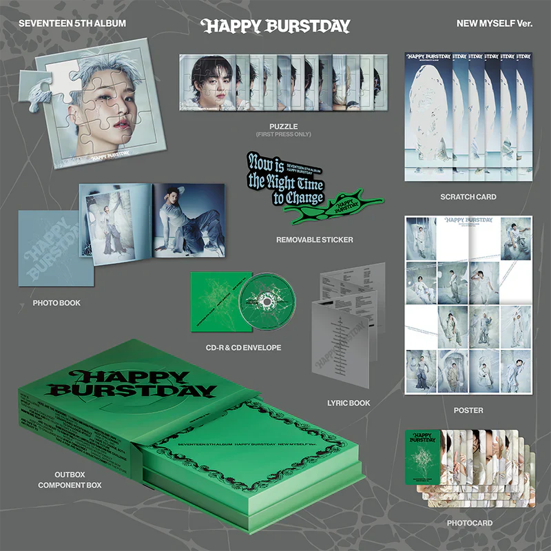 5th Studio Album ’HAPPY BURSTDAY’ (NEW MYSELF Version) (CD) - Image 2
