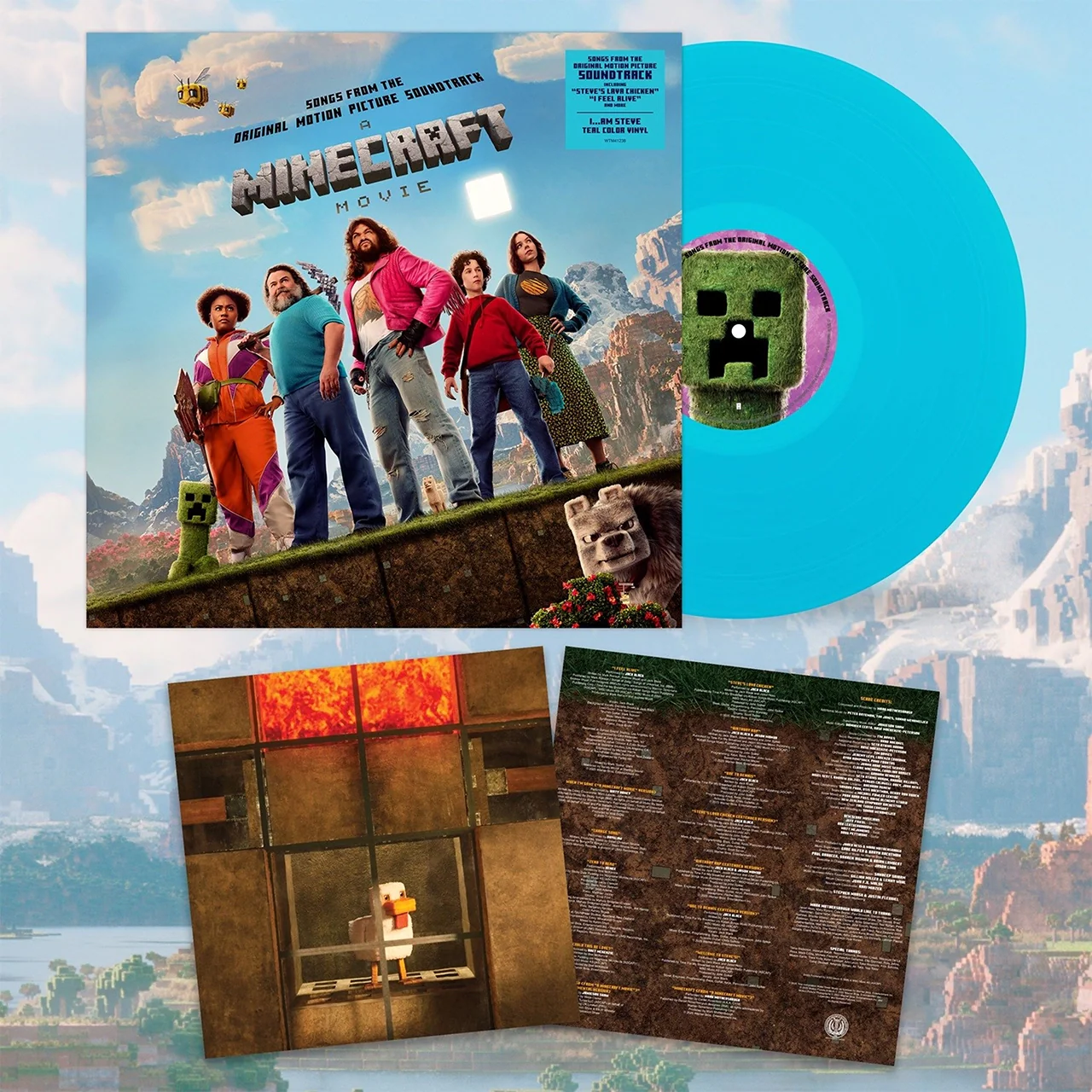 A Minecraft Movie (Songs from the Original Motion Picture Soundtrack Teal LP)
