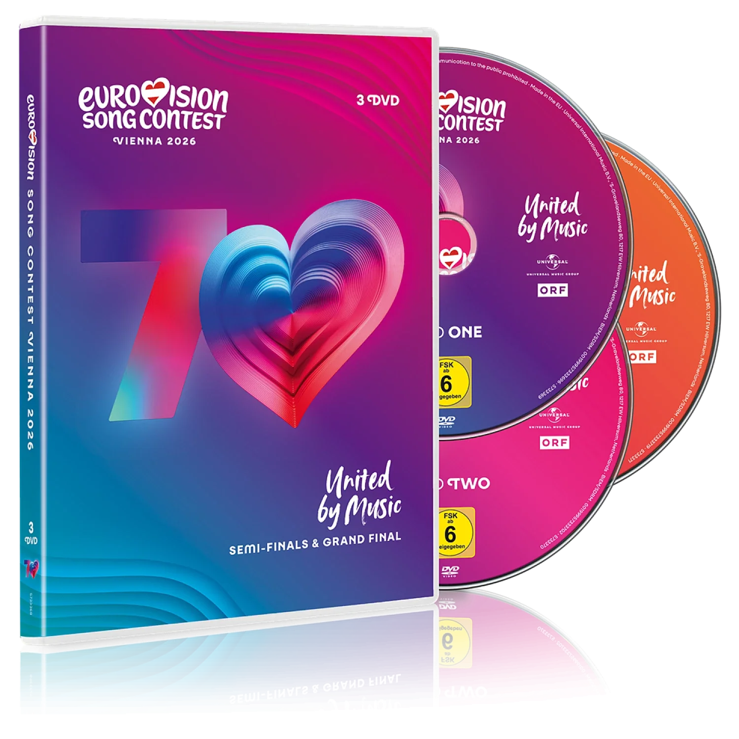 Eurovision Song Contest Vienna 2026 (3DVD)