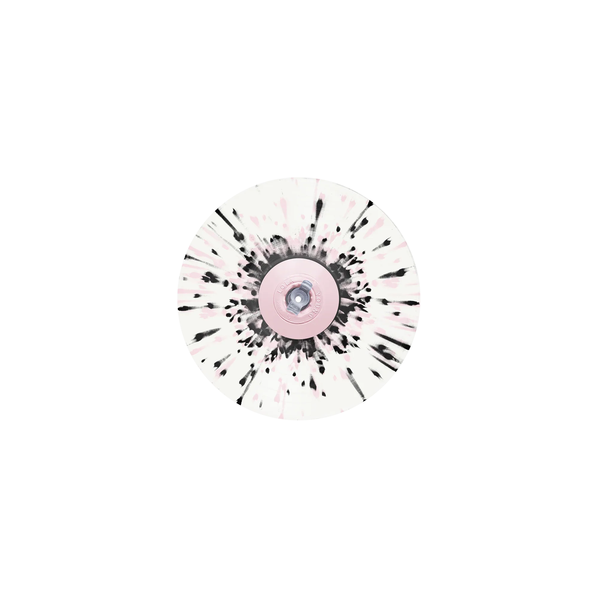 I'm Only F**king Myself: Pink & Black Splatter LP [The "blisters" Edition] + signed art card - Image 4