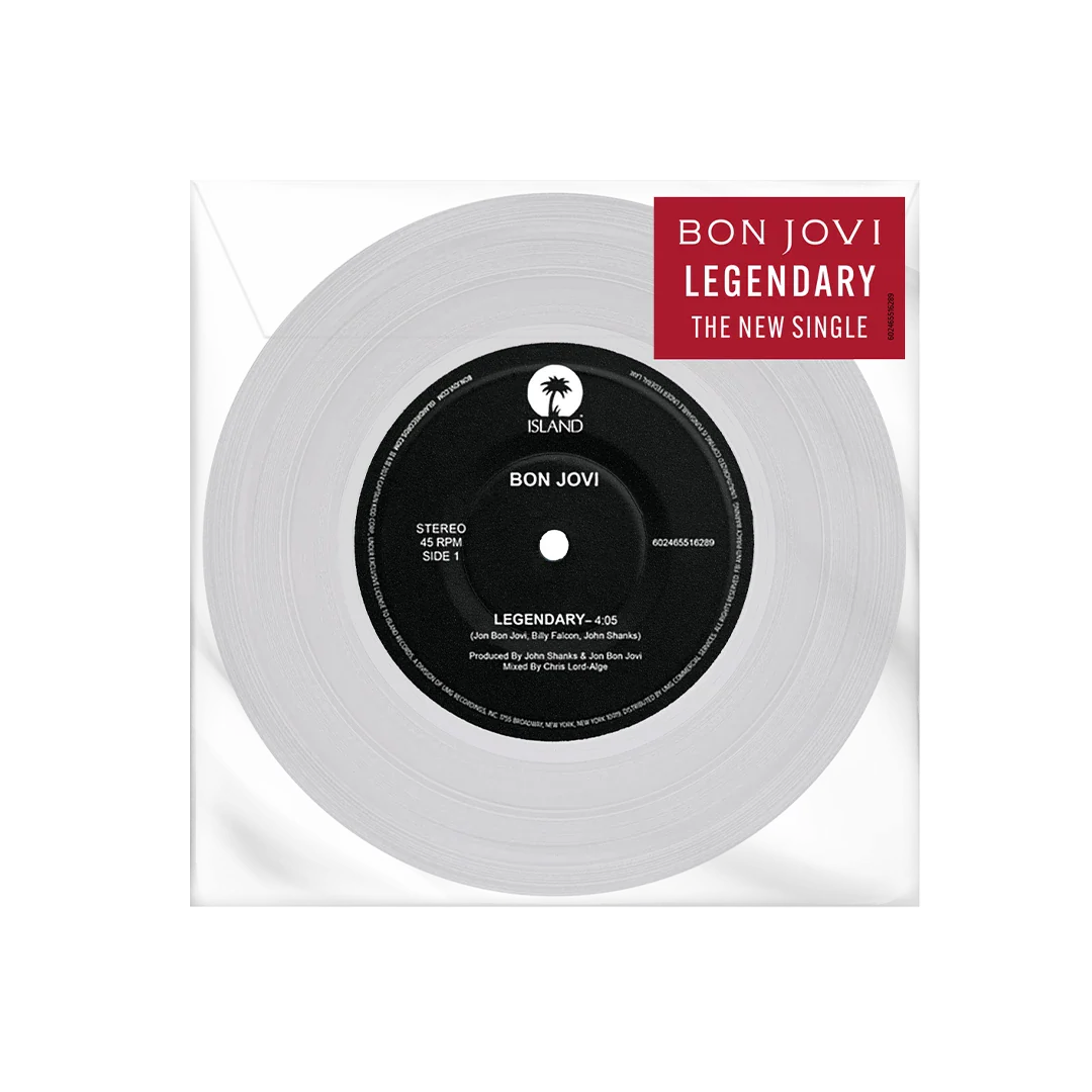 LEGENDARY - CLEAR 7” VINYL (LIMITED EDITION)