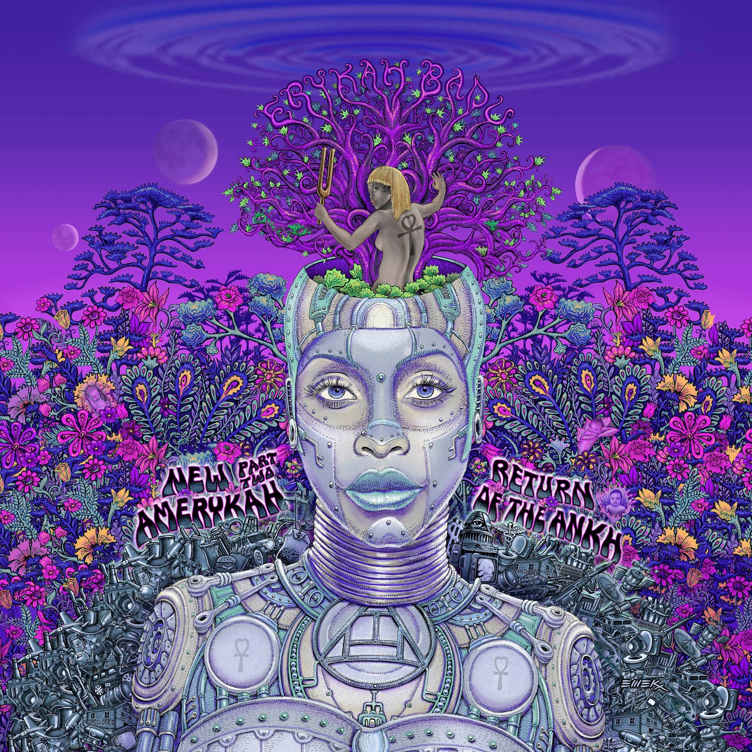 New Amerykah Part Two (Marbled White & Violet 2LP) - Image 2