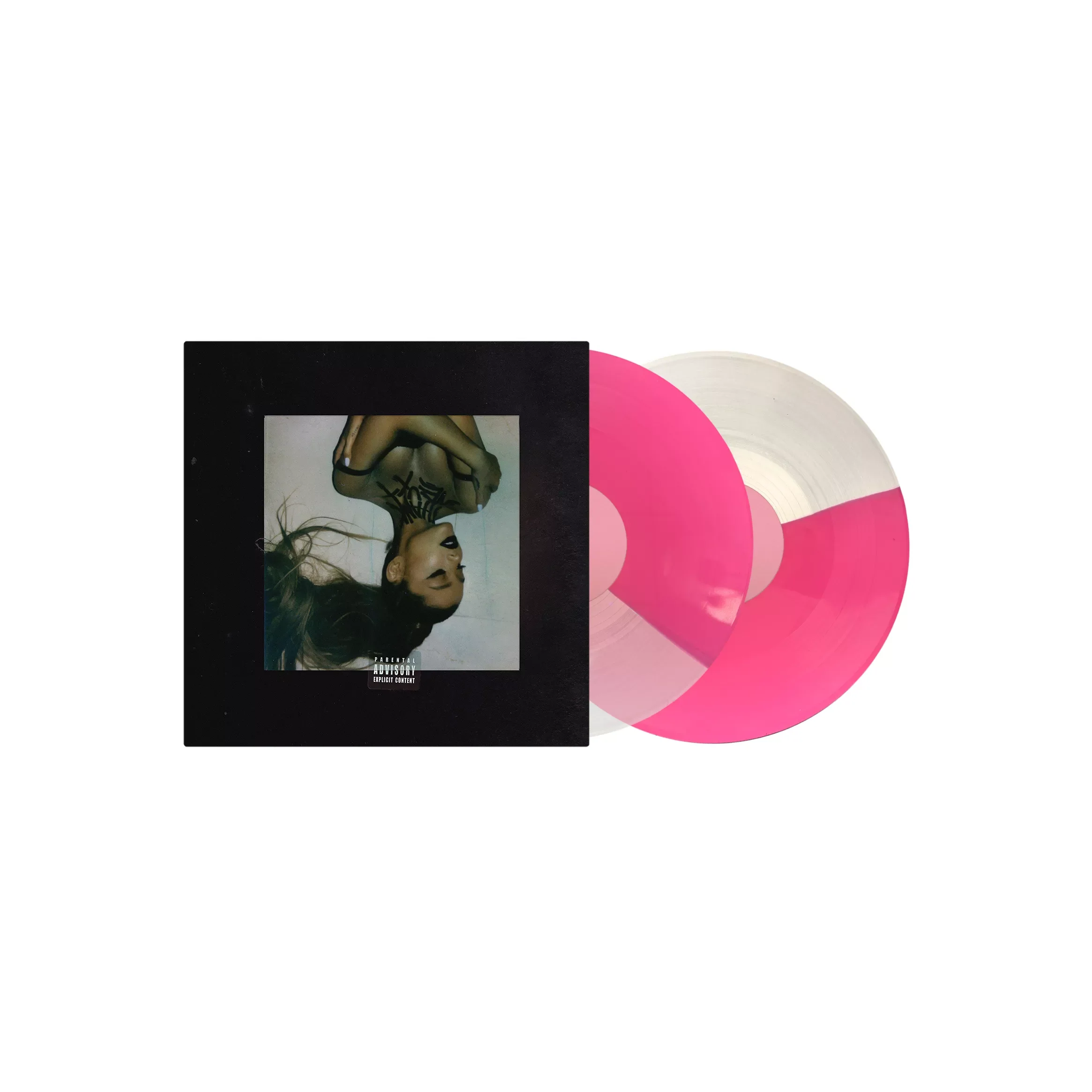 thank u, next 2lp (half clear/pink)