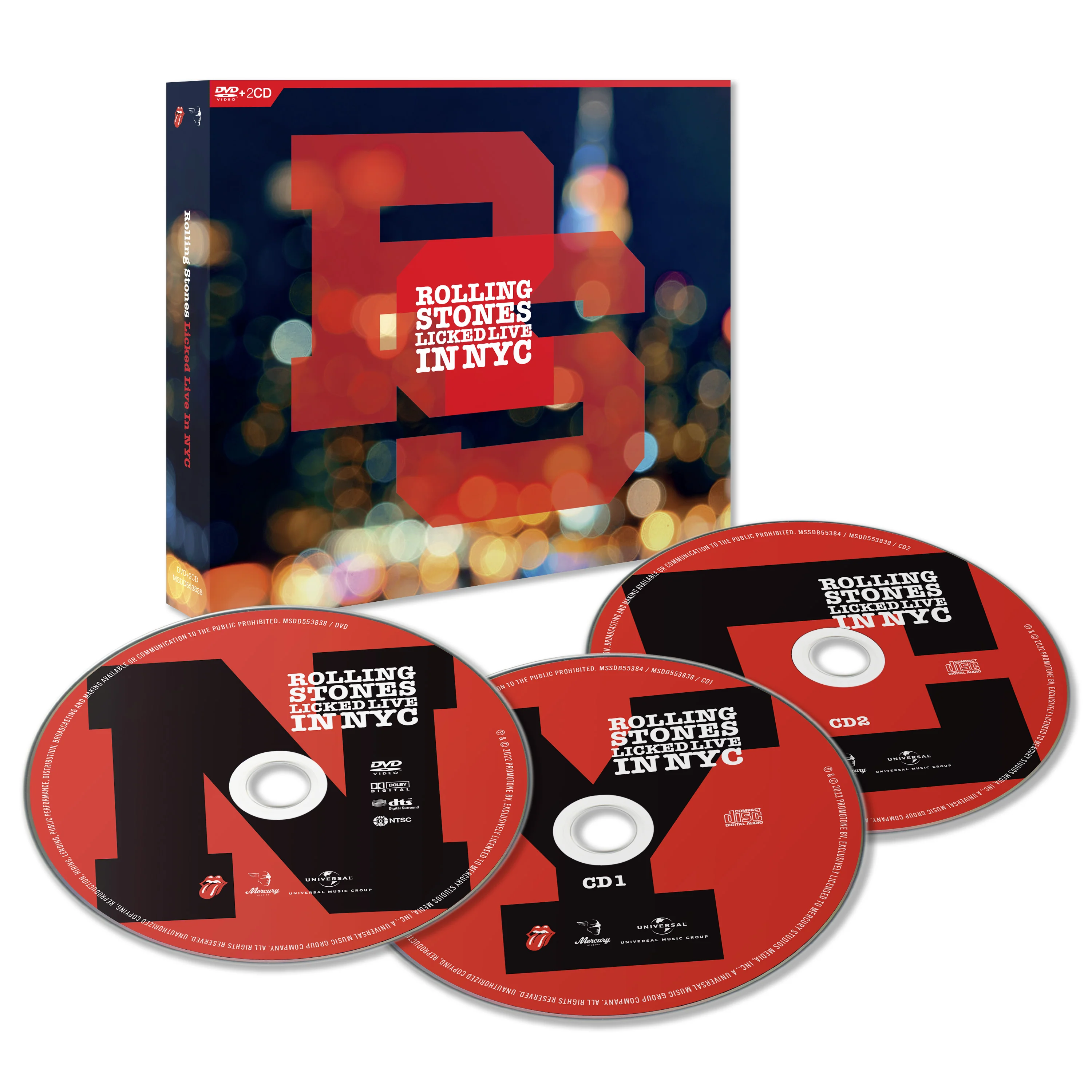 Licked Live In NYC (2CD+DVD)