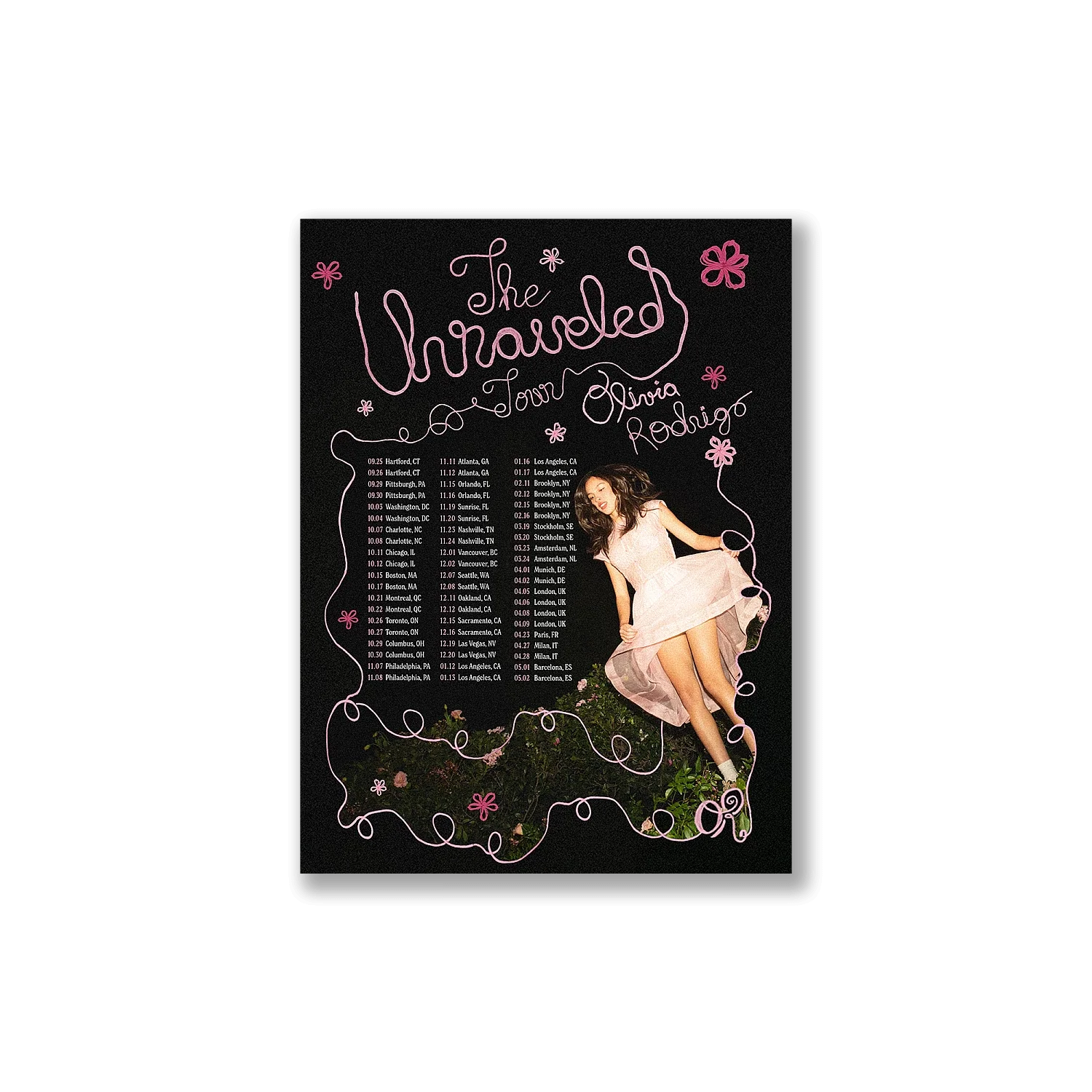 the unraveled tour poster
