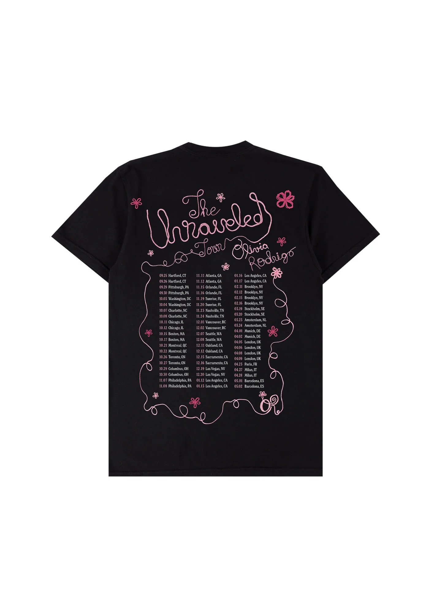 the unraveled tour t-shirt - Image 2