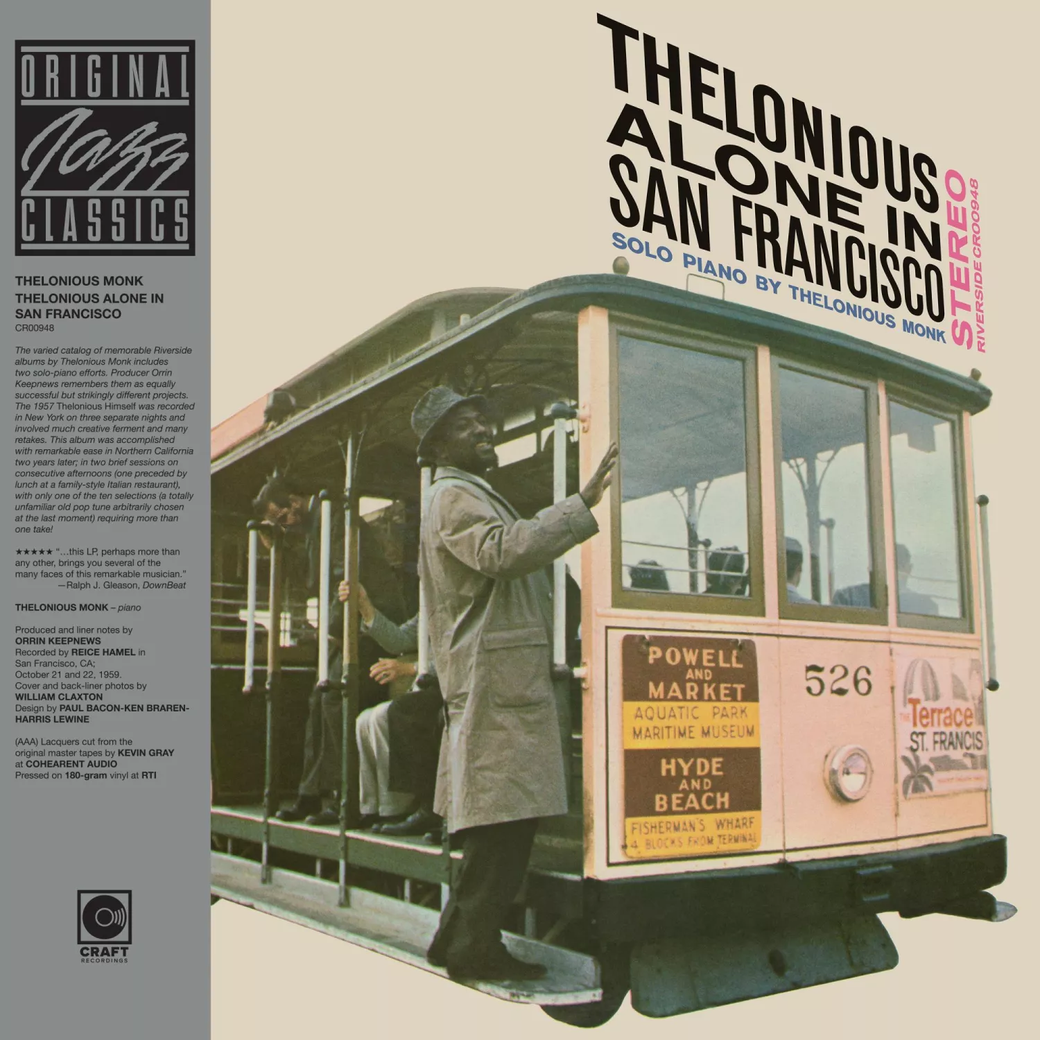 Thelonious Alone In San Francisco (LP) - Image 2