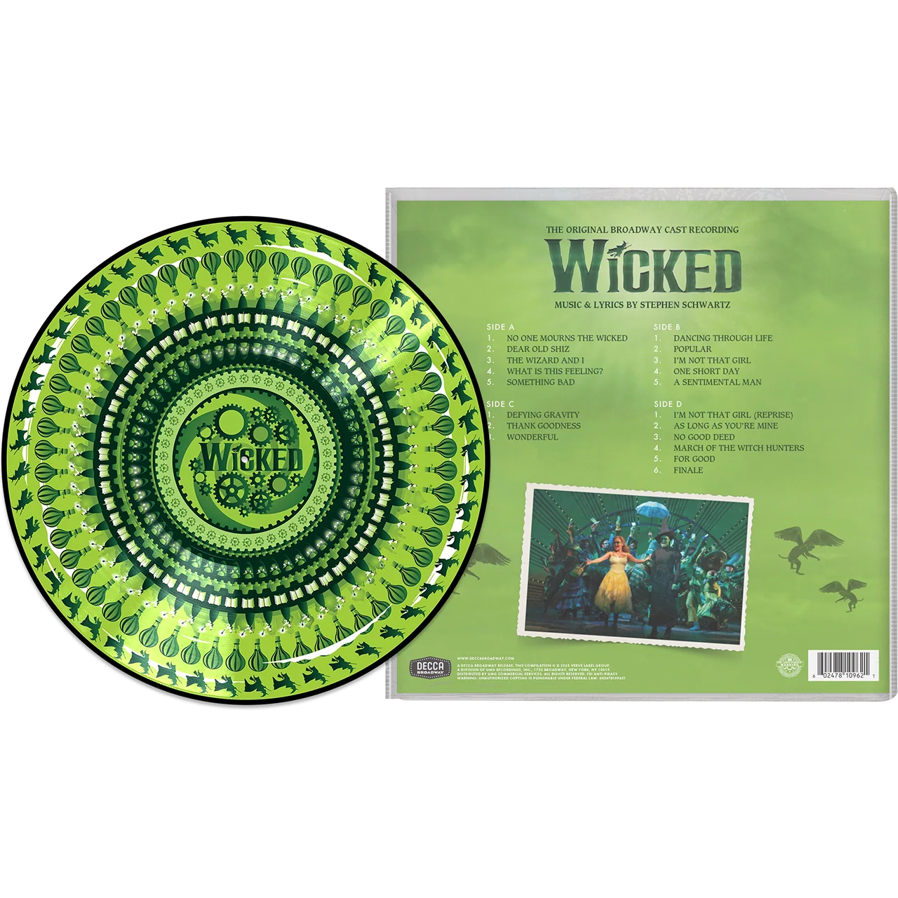 Wicked Original Broadway Cast Recording - Picture Disc Zoetrope - Image 5